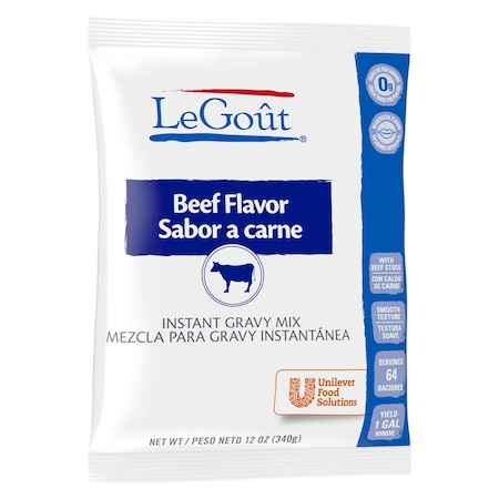 Legout Legout Beef Flavor Instant Gravy Mix 12.16 oz. Bag, PK8 84129471